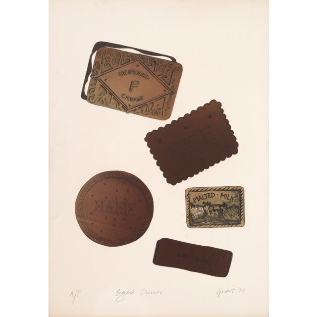 Pop Art "English Cremes", Biscuit Lover's Limited Edition Screen Print by Marc Foster Grant For Sale - Image 3 of 7