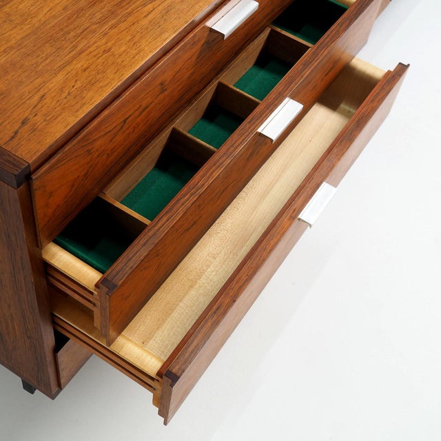 Brown Large Mid-Century Teak Sideboard by Cees Braakman for Pastoe, 1950s For Sale - Image 8 of 11