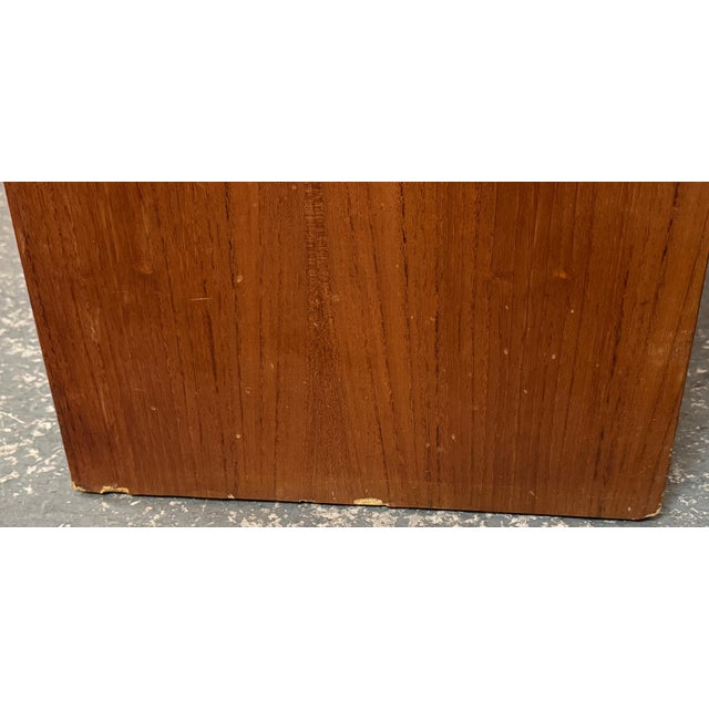Mid 20th Century Danish Teak Wall Unit / Media Console For Sale - Image 13 of 13