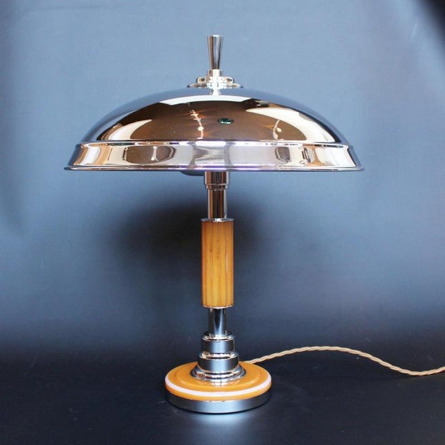 Art Deco Dome Lamp, 1930s For Sale - Image 6 of 6