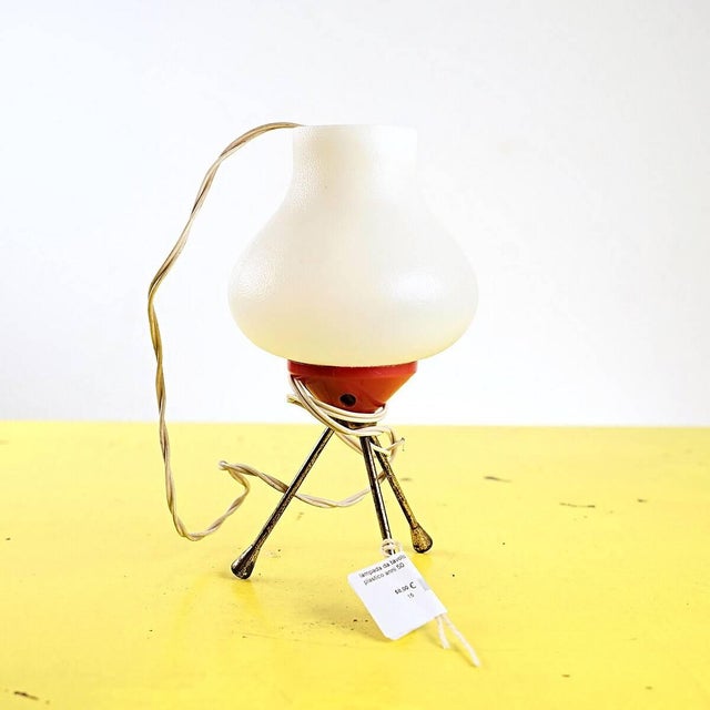 Vintage Plastic Table Lamp, 1950s For Sale - Image 5 of 5