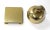 Metal Brass Apple Paper Weight on a Brass Platform For Sale - Image 7 of 9