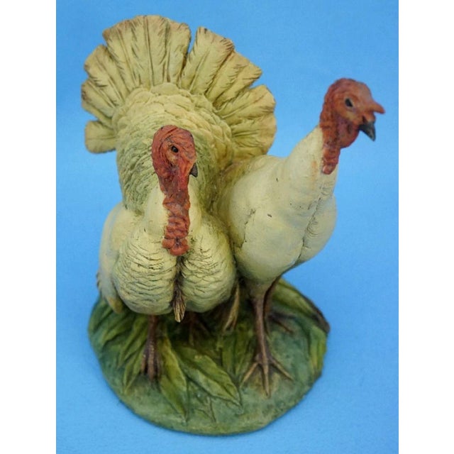 20th Century Stoneware Turkeys Figurine by Guido Cacciapuoti, Italy For Sale - Image 8 of 18