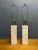 1960s Marble Column Lamps After Gibbings For Sale - Image 5 of 5