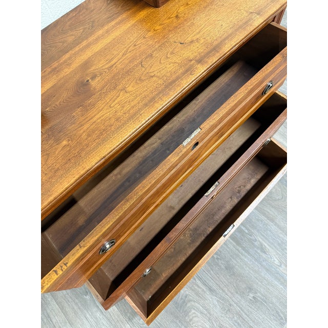 Antique Abernathy Furniture Co. 19th Century Victorian Walnut Chest of Drawers For Sale - Image 13 of 15