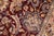1990s Beautiful 1990's Pak-Persian Red/Taupe Wool Rug - 6'2'' X 9'1'' For Sale - Image 5 of 9