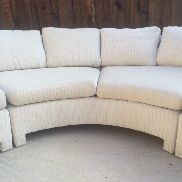 Vintage Curved Sectional Sofa Chairish