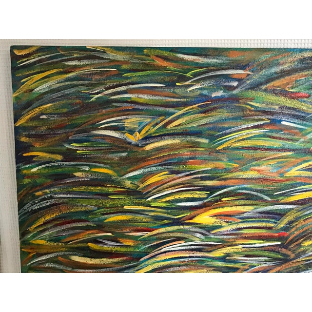 Ocean of Thoughts Original Abstract Oil Paining by Monique Nichols For Sale - Image 10 of 12