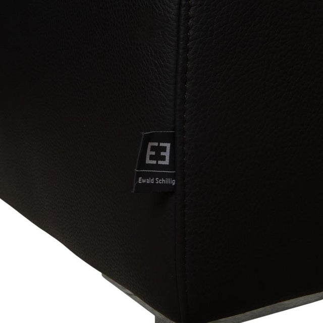 Butterfly Leather Corner Sofa in Black with Manual Function by Ewald Schillig For Sale - Image 14 of 18