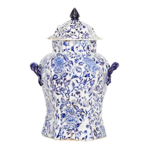 19th Century Large English Porcelain Covered Urn