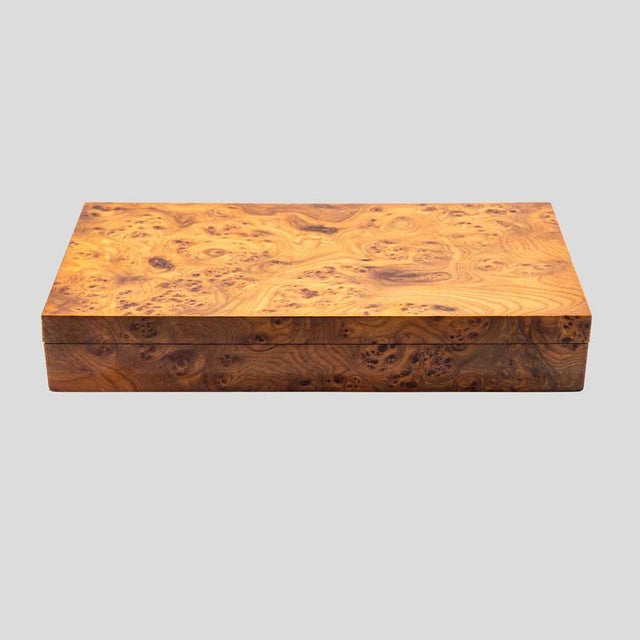 Large Vintage Maple Box, Italy, 1960s For Sale - Image 6 of 7
