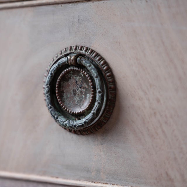 Tan English Mahogany Side Cabinet, 19th Century For Sale - Image 8 of 16