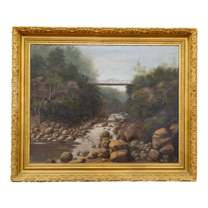 Antique California Landscape Painting of San Dimas in San Gabriel Valley