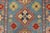 Blue Kazak Runner 2’8” X 9’8” Blue Wool Tribal Hand-Knotted Oriental Rug For Sale - Image 8 of 12