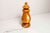 Gold Vintage Wood Table Lamp, 1960s For Sale - Image 8 of 18