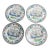 Burgess & Leigh Antique Traditional English Farmers Arms Ceramic Bread Plates - Set of 4 For Sale