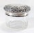 Early 20th Century Early 20th Century Sterling Silver and Crystal Vanity Powder Jar by Unger Brothers For Sale - Image 5 of 11