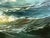 Oil Painting Tall Ship Seascape Maritime Art Sailing Ship Ocean Waves Signed For Sale - Image 4 of 12