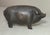 Figurative Rare Antique 1920's Original Figural Cast Iron Heavy Pig Piggy Still Bank For Sale - Image 3 of 10