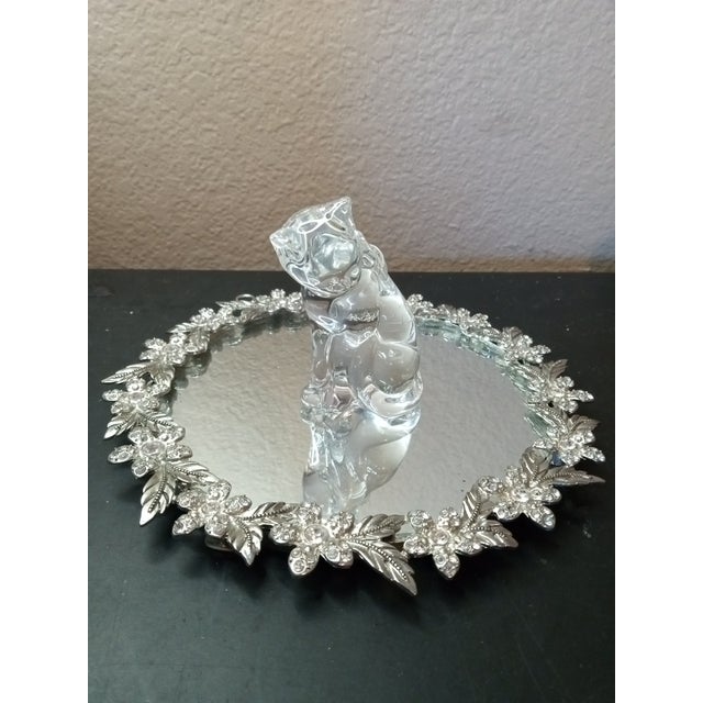 1980s 1980s Exquisite Signed Steuben Ny Sitting Cat Figurine For Sale - Image 5 of 6