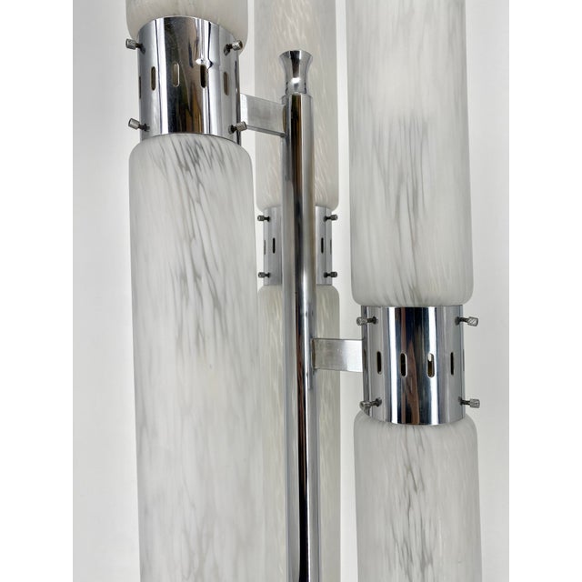 * Impressive floor lamp. * Design: Aldo Nason. * Manufacturer: Mazzega. * Origin: Italy. * Italian Space Age design. *...