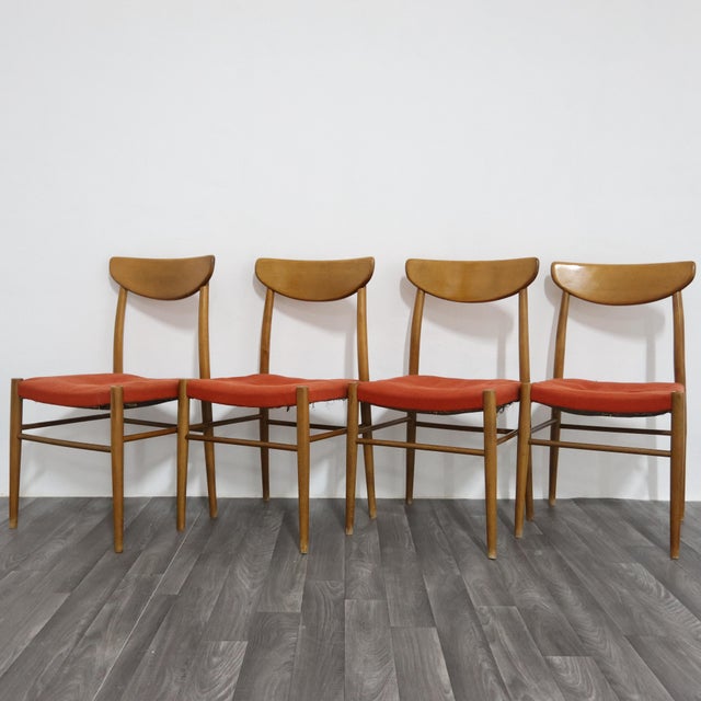 Scandinavian Dining Chairs, 1960s, Set of 4 For Sale - Image 3 of 9
