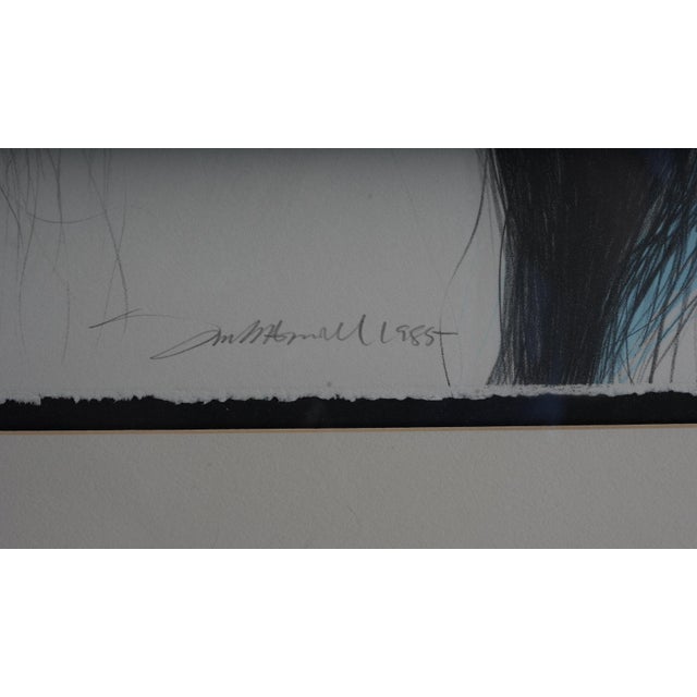 1980s Frank Howell "Lakota Summer" 1985 Signed Original Lithograph, 26/140, Framed For Sale - Image 5 of 8