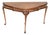 Antique Queen Anne Style Figured Walnut Console Table, 1900s For Sale