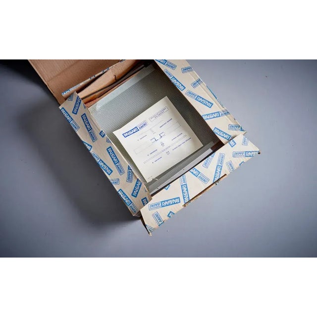 Metal Flush Mount in Brown Glass, Italy, 1960s For Sale - Image 7 of 8