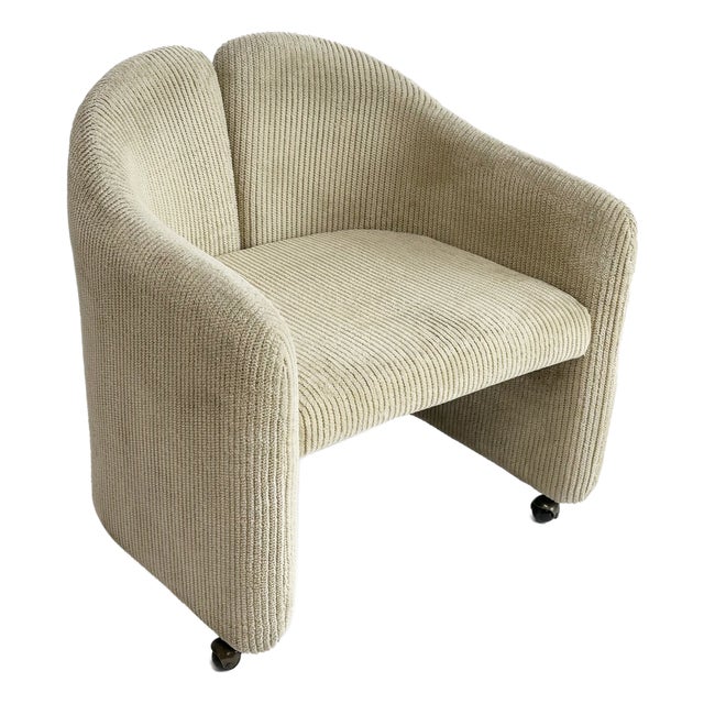 Italian PS142 Lounge Chair on Wheels by Eugenio Gerli for Tecno, 1970s For Sale