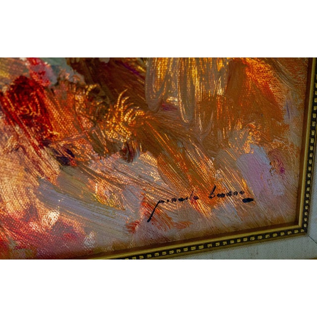Late 20th Century Jose Antonio Pineda Bueno - Dia Calido, Oil on Canvas For Sale - Image 4 of 6