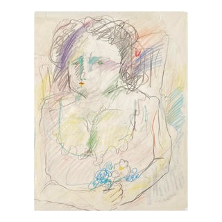 1970s Frank Creech Portrait of a Girl For Sale
