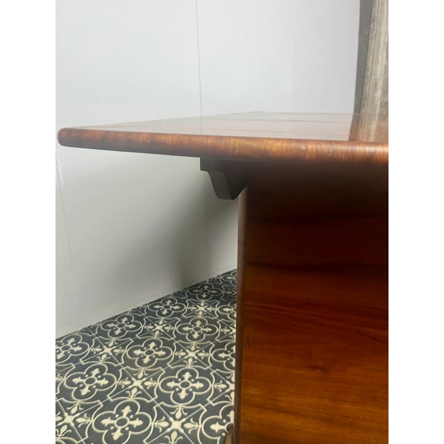 1930s Vintage Art Deco Burr Walnut Dining Table, 1930s For Sale - Image 5 of 18