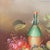 Green "Wine and Grapes" Still Life Painting on Canvas For Sale - Image 8 of 10