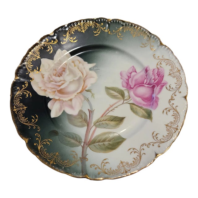 Antique Rosenthal Hand Painted Plate For Sale