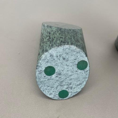 Green Marble Bookend Elements in the style of Fratelli Mannelli, Italy, 1980s, Set of 2 For Sale - Image 14 of 16