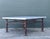 Vintage Patinated Wrought Iron Marble Coffee Table For Sale - Image 11 of 12