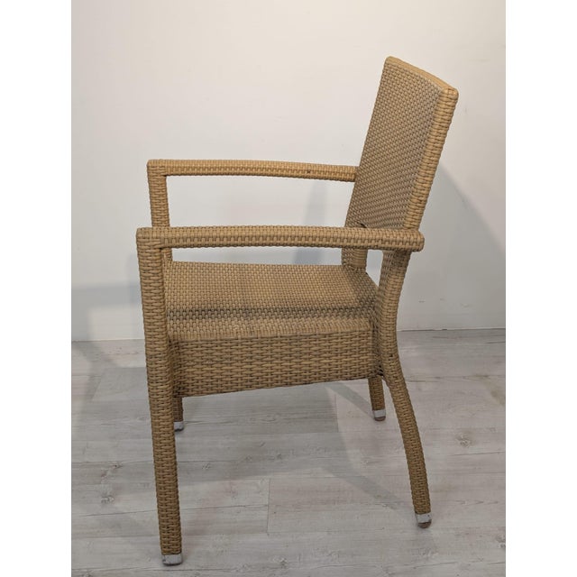 Beige Technorattan Garden Chair from Moy, 2010s For Sale - Image 12 of 13