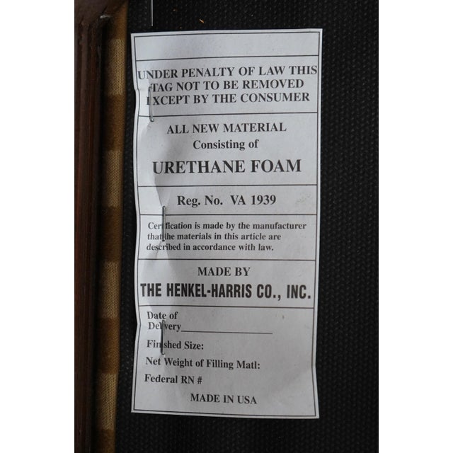 Set of 4 Henkel Harris Mahogany Model no.102 Dining Room Chairs For Sale - Image 12 of 12