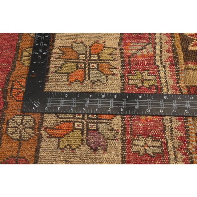 Textile Vintage Turkish Oushak Rug, 05'04 X 12'03 For Sale - Image 7 of 10