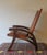 Mid-Century Modern Tihuanaco Teak and Tooled Leather Folding Chair by Angel I. Pazmino for Muebles de Estilo, Ecuador, 1970s For Sale - Image 3 of 18