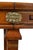 Brown Maitland Smith Style Round Leather Wrapped Brass Gueridon Side Drink Table For Sale - Image 8 of 11