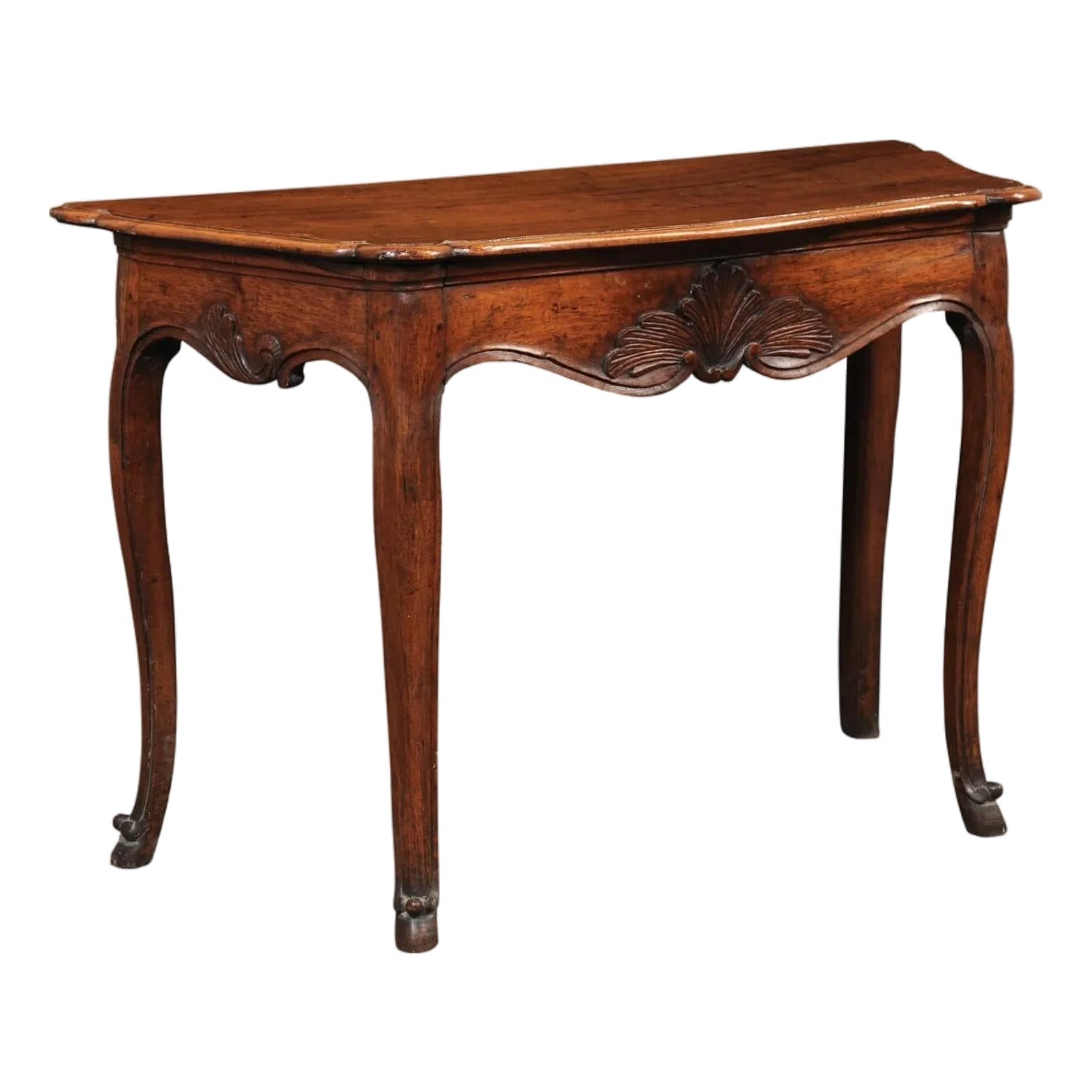 Late 18th Century French Console on Hooved Feet | Chairish