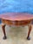 1940s Spanish Walnut Queen Anne Style Round Side Table, 20th Century For Sale - Image 5 of 13