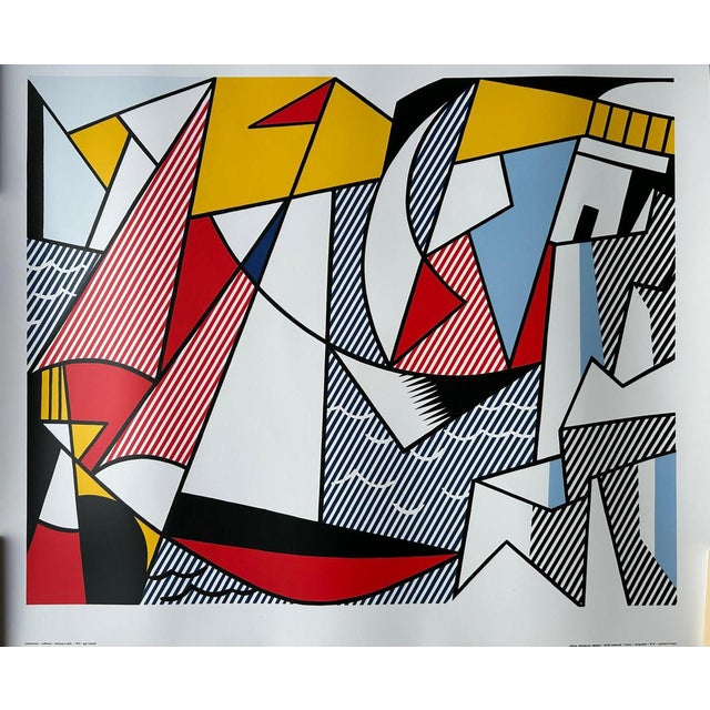 Roy Lichtenstein, Sailboats, 1973, Silkscreen For Sale
