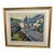 Late 20th Century Howard Behrens European Street Scene Devonshire Serigraph Print 15/300, Framed For Sale