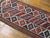 Tribal 1900s Multicolor Geometric Tribal Antique n.w. Persian Rug 3'2" X 9'2" Handmade Wool Carpet For Sale - Image 3 of 6