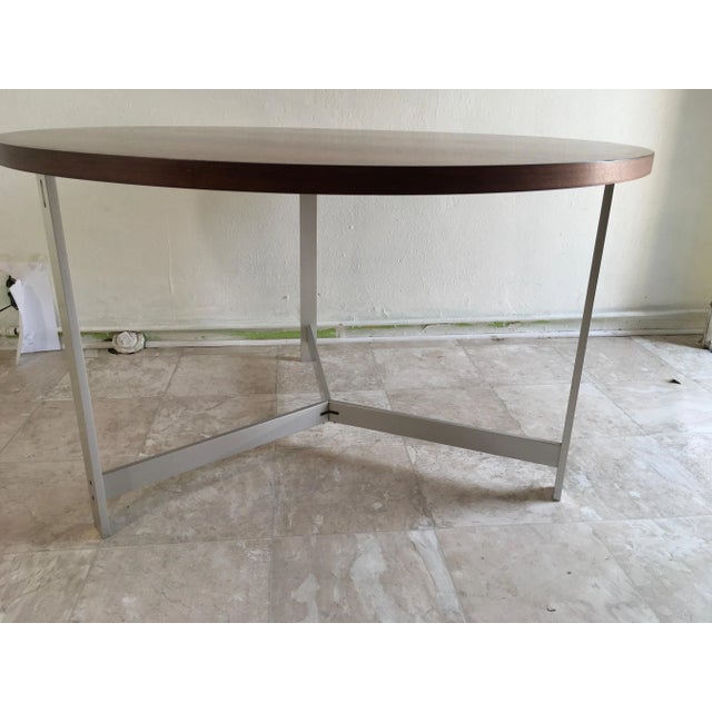 Jørgen Kastholm & Preben Fabricius Rare 1960s Rosewood & Aluminum Table by Jørgen Kastholm & Preben Fabricius – Danish Modern Design For Sale - Image 4 of 12