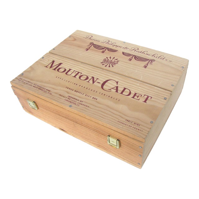 French Wine Presentation Box For Sale