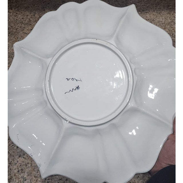 Mid 20th Century Majolica Hallmarked 1960s Grand Italian Sauce Tureen For Sale - Image 9 of 10